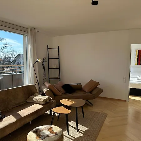 Flow Living I Penthouse Mit Dachterrasse I 5 Min Zum Ammersee Lägenhet