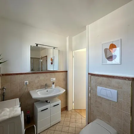 Flow Living I Penthouse Mit Dachterrasse I 5 Min Zum Ammersee شقة
