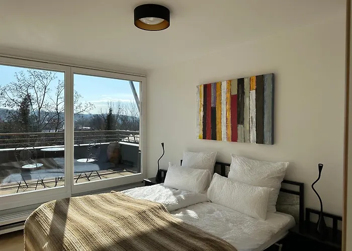 Flow Living I Penthouse Mit Dachterrasse I 5 Min Zum Ammersee Apartmán *