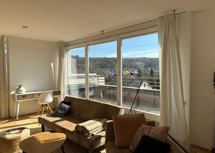 Flow Living I Penthouse Mit Dachterrasse I 5 Min Zum Ammersee * Herrsching am Ammersee