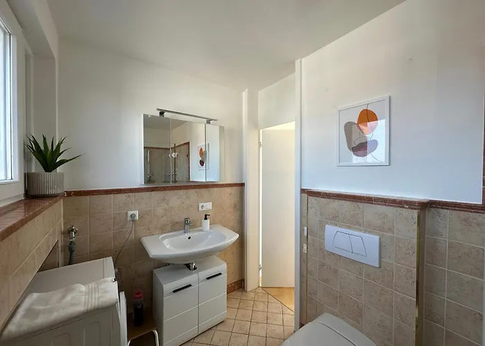 Flow Living I Penthouse Mit Dachterrasse I 5 Min Zum Ammersee Apartmán
