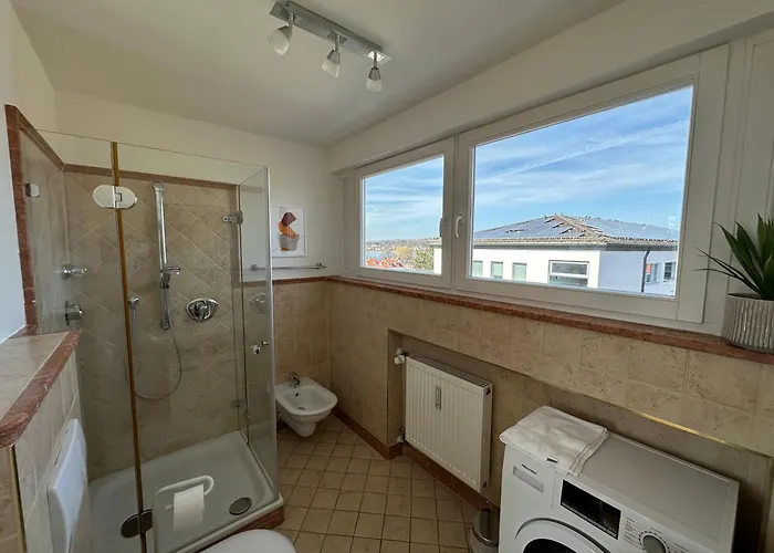 Apartmán Flow Living I Penthouse Mit Dachterrasse I 5 Min Zum Ammersee Herrsching am Ammersee